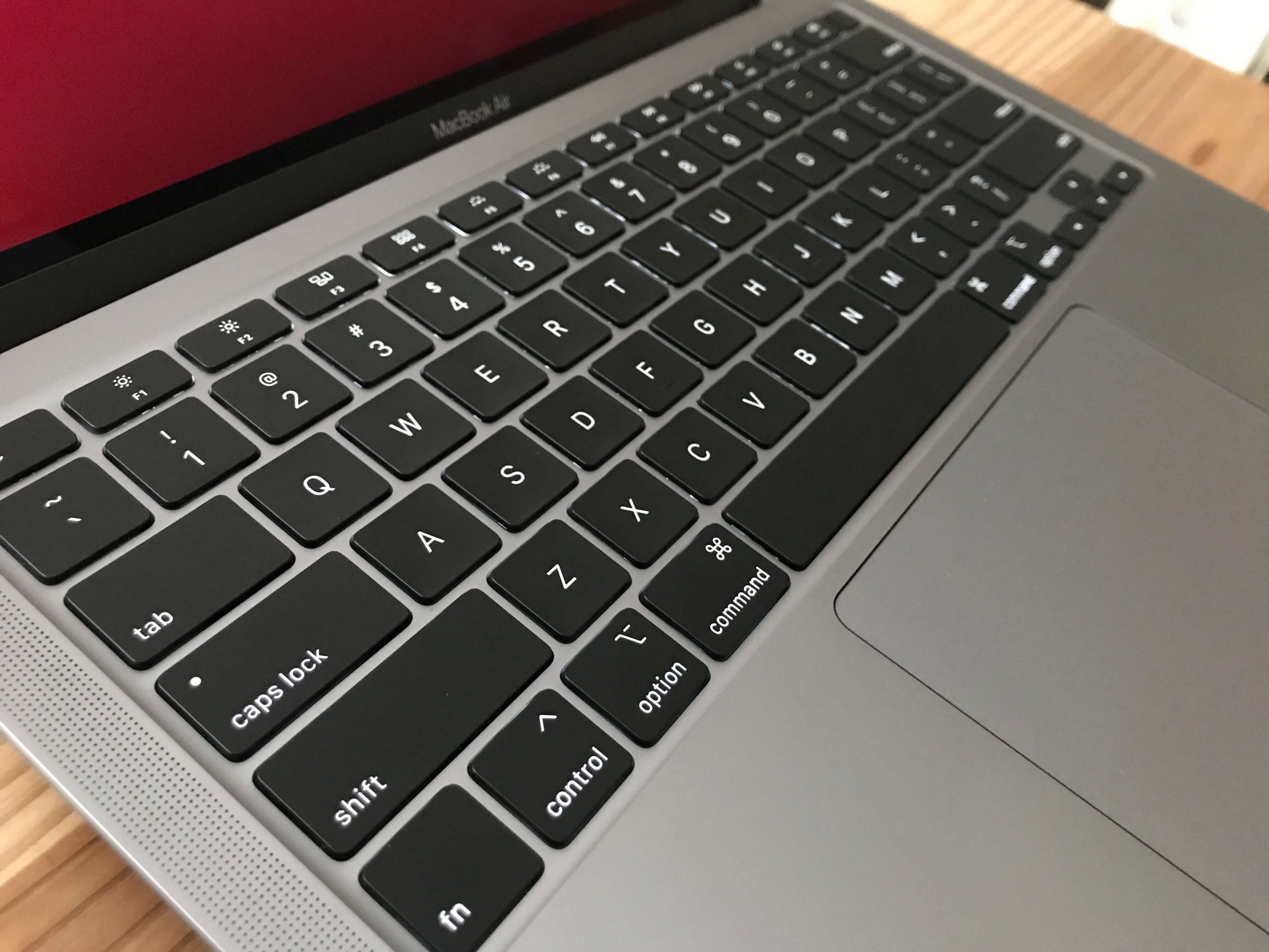 macbook airのキーボード